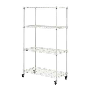 スチールラック・メタルラック shimp スチールラック 幅120cm メタルラック 4段 MR-1215J (ポール直径