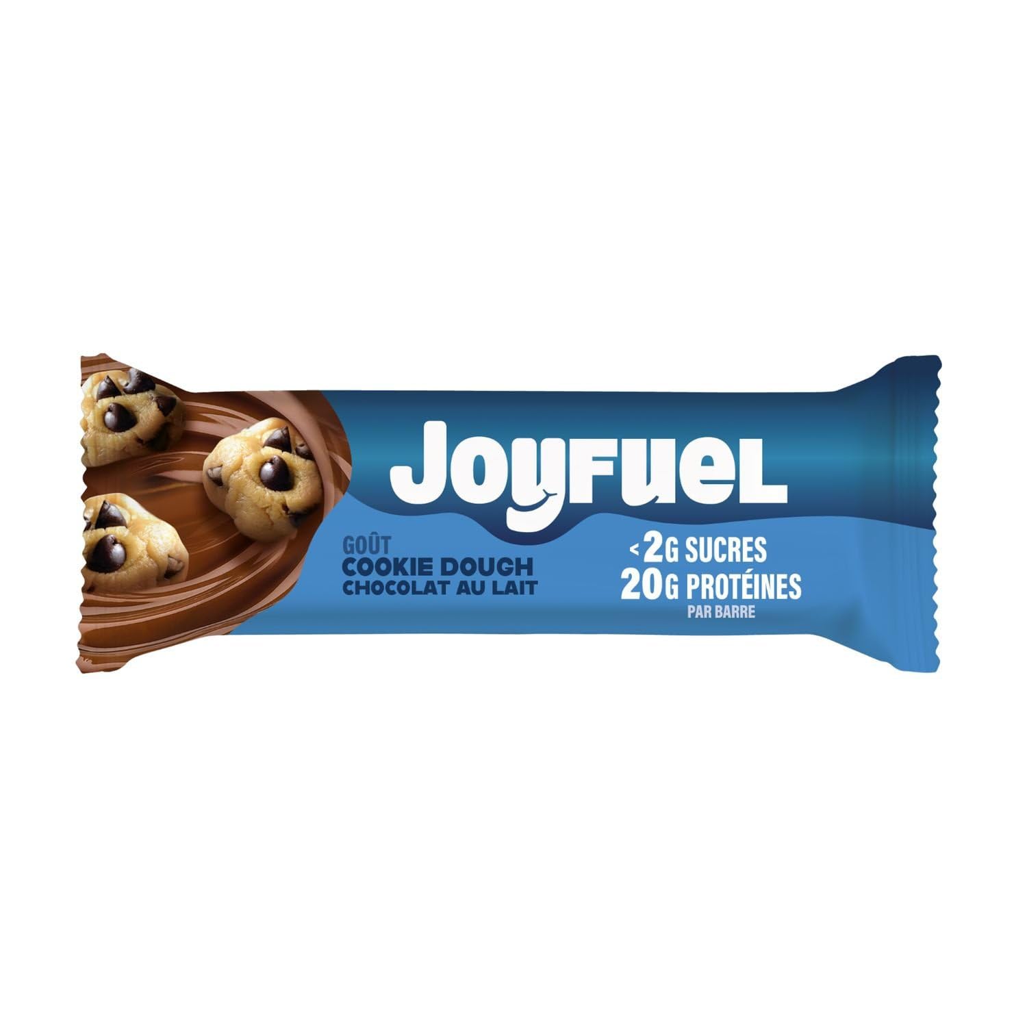 JOYFUEL – Barre Gourmande au Chocolat au Lait Fondant, Plaisir Croustillant à Emporter (55g) - Le Lot De 8