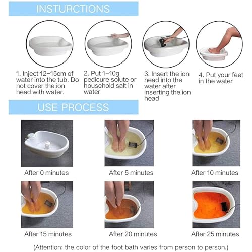 Máquina portátil de spa detox para pies con masaje miniatura 2
