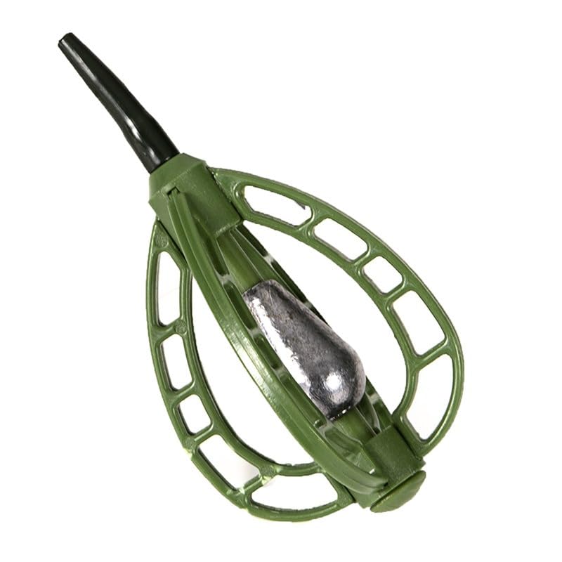 6 piezas Cebo de Carpa, jaula portacebo para pesca miniatura 1