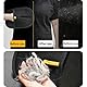 HIRHNDFK Celery Pets Double-Sided Pet Grooming Gloves, Reusable Cat Dog Grooming Hair Remover Mitt Massage Deshedding Glove Brush, Static Removal Gloves, for Clothes, Sofas, Carpets-1pcs