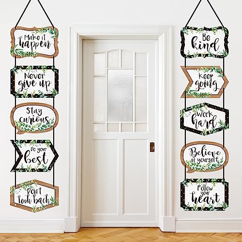 Fulmoon-Eucalyptus-Classroom-Decoration-Banners-Motivational-Porch-Sign-Positive-Sayings-Accents-Cutouts-Inspirational-Posters-for-Back-to-School-Bulletin-Board-Decoration-Home-School-Nursery-Supplies Fulmoon Eucalyptus Classroom Decoration Banners Motivational Porch Sign Positive Sayings Accents Cutouts Inspirational Posters for Back to School Bulletin Board Decoration Home School Nursery Supplies