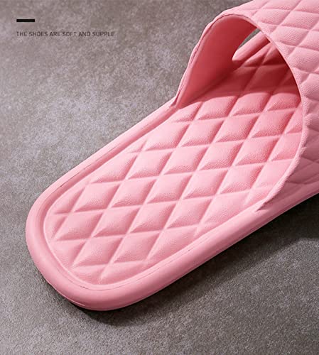 شبشب حمام مضاد للانزلاق للجنسين، شبشب استحمام للاستخدام الداخلي والخارجي، صندل مسطح ناعم وخفيف الوزن مقاس 42-43 بلون رمادي من سكاي-تاتش