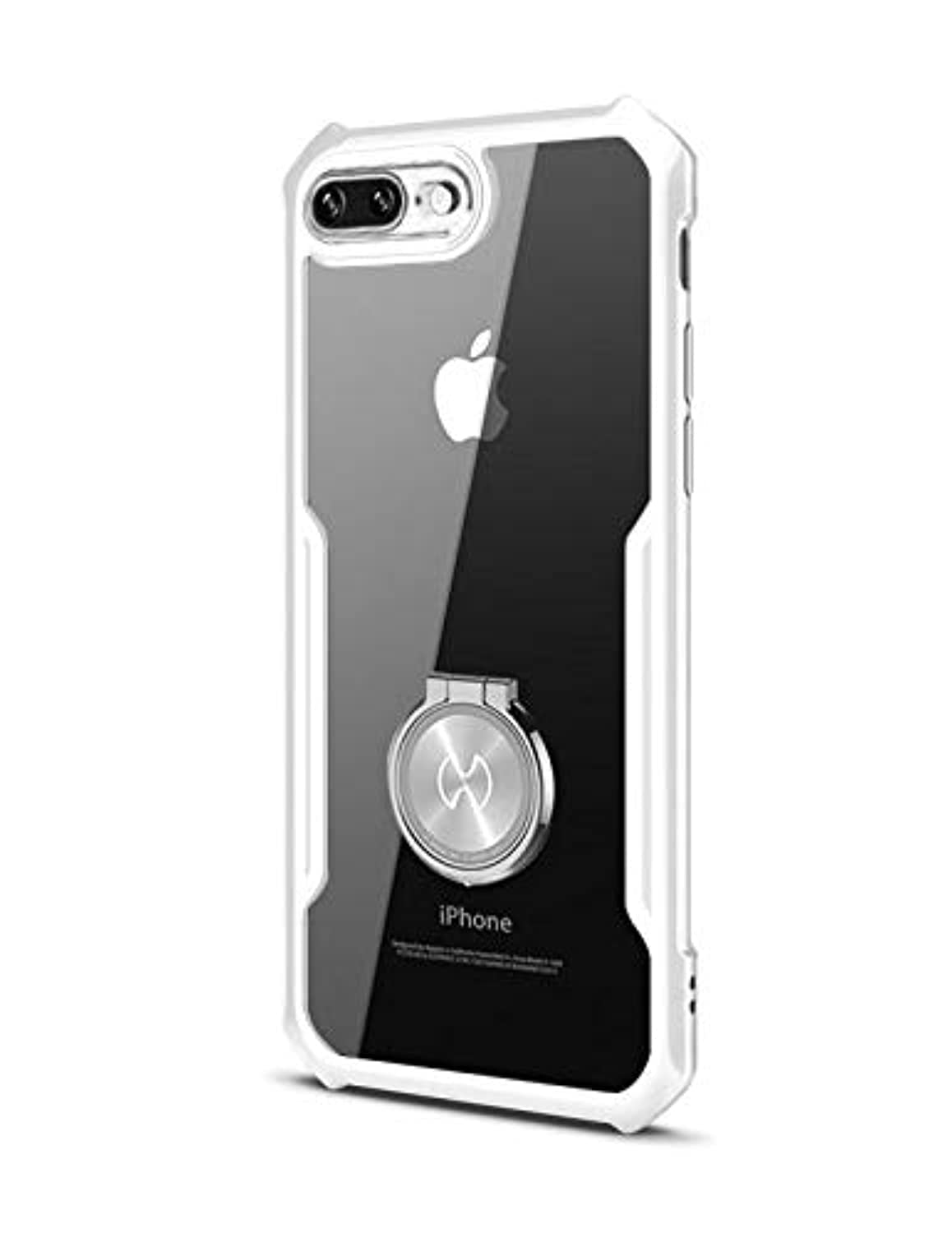Apple iPhone 7 Plus / 8 Plus Xundd Magic Beatle Ring Series Case Cover - White