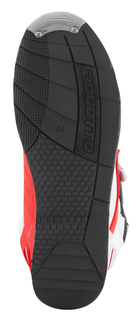 Bogotto MX-7 S Stivali motocross, rosso/nero/bianco, 41 | Zapatos de moto