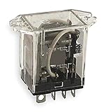 Omron Industrial Automation Relay, Dpdt, 120Vac, 28Vdc, 15A - LY2F-DC12