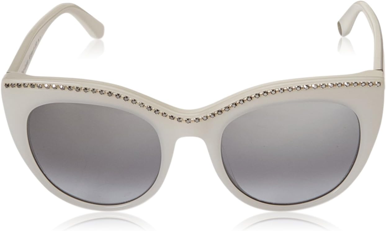 Juicy Couture Sunglasses (Safilo) Women's JU595/S Cat-Eye Sunglasses, White, 51 mm