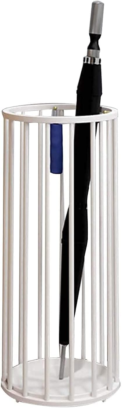 Metal Umbrella Stand with 4 Hooks, Waterproof & Rustproof, Foldable Umbrella Holder - Stylish Design for Home & Office, Perfect for nizing Umbrellas