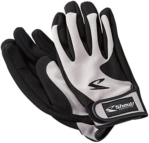 Shout! 726SG Short Mesh Gloves, Gray, Large