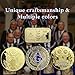 9pcs Masonic Challenge Coin Set United States Freemason Coins1