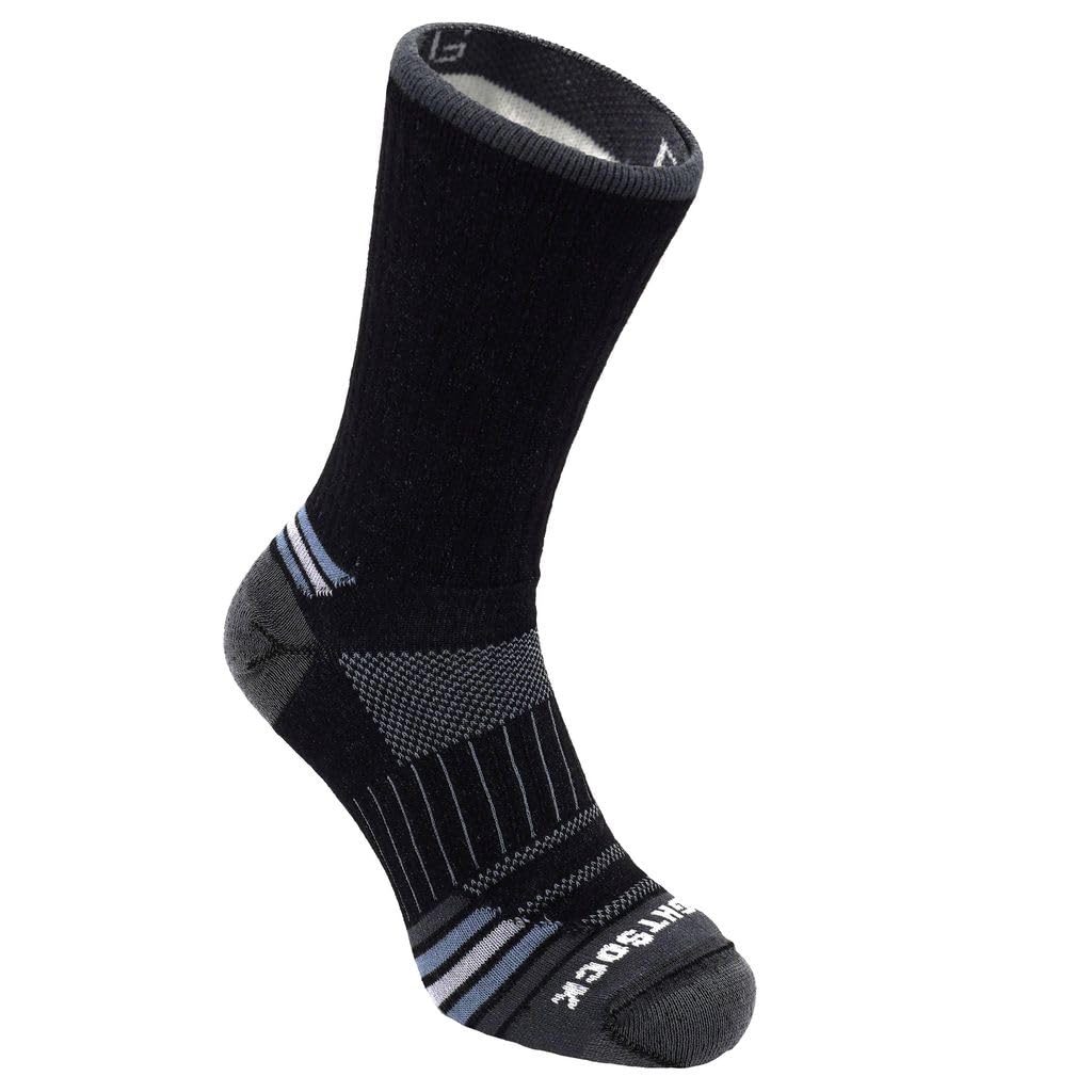 Wrightsock Escape Crew - Calzini da trekking per uomo e donna, imbottiti, ecologici, anti vesciche, realizzati in America