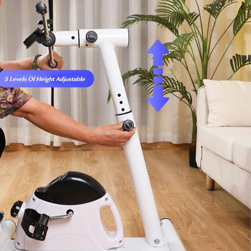 Mini bicicleta estática portátil para brazos y piernas miniatura 6