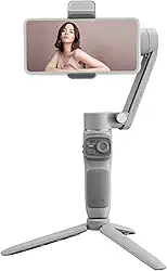 Henniu SMOOTH-Q3 Handheld 3-Axis Smartphone Gimbal Stabilizer Portable Phone Vlog Gimbal Max. Bateria embutida de 280 g Luz de preenchimento de LED compatível com controle de gestos Zoom ultra grande