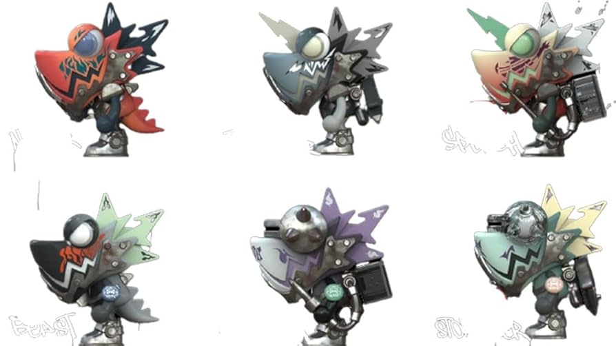 Amazon.com: i8 TOYS LAMTOYS Cute Mecha Chameleon Blind Box