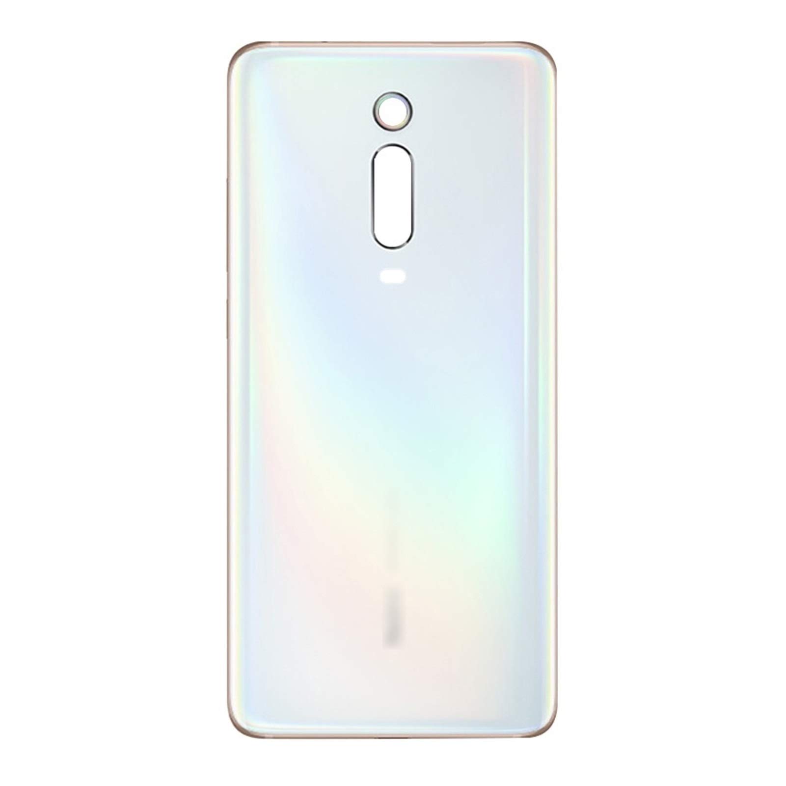 Waterproof dustproof Rear Housing Cover Fit for Xiaomi Mi 9T MI9T Pro  Battery Cover Back Glass Repair (Color White)
