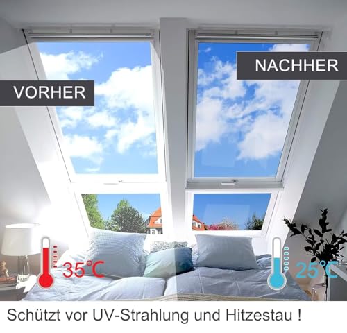 Gutsurge Spiegelfolie Fenster Sichtschutz 44.5x200cm - Image 5