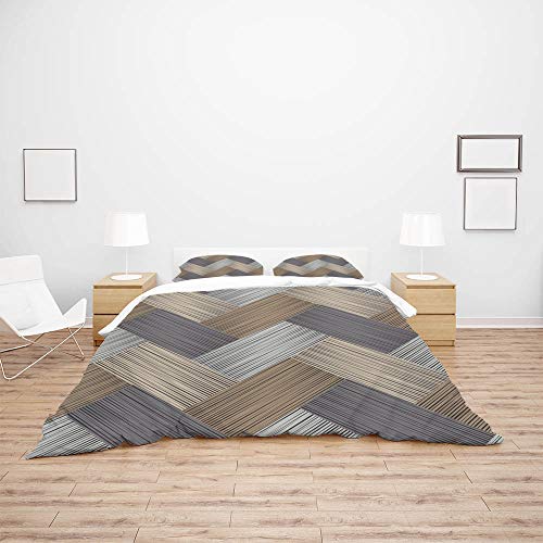 Housse de couette douce 100 % polyester pour en finir avec le repassage du lit