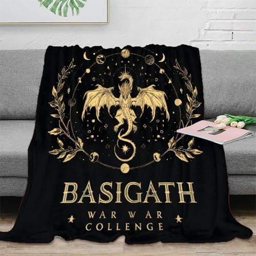 Mystischer Drachen Stil 3D Print Microfaser Decke Erwachsene Wohndeko Fantasy Drachen Tagesdecke Sofa Bett Kuschelig Warm Ganzjährig 40x50(100x130cm)