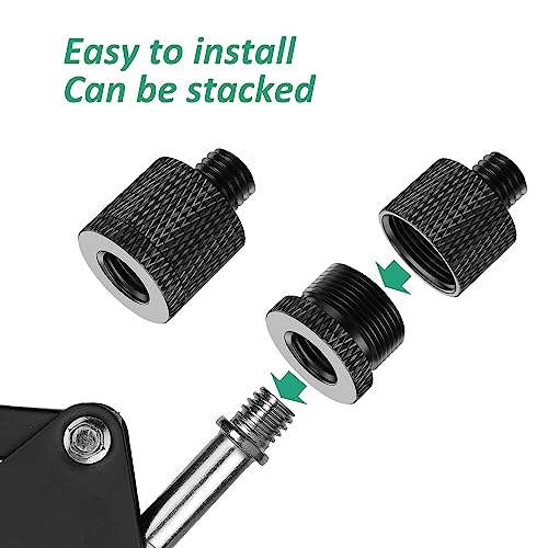 Mic Stand Adapter 5/8 Female To 3/8 Male And 3/8 Female To 5/8 Male Screw Thread Adapter For Tripod Stand Mic Mount Ect 8 Pack By Rigych #TOP4