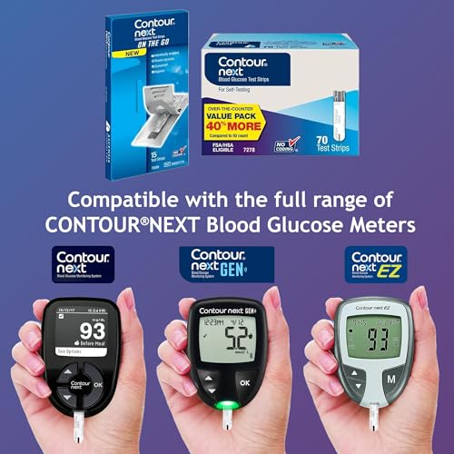 Image of Ascensia CONTOUR NEXT Blood Glucose Test Strips, 85 Count (70pk + 15pk)