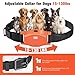 VUMXPE 4-in-1 Wireless Dog Fence System, Electric Fences for Medium Large Dogs, 4 Modes Training Collar with Remote, IPX7 Waterproof, Portable Indoor & Outdoor Safe Pet Containment, Real-Time Display