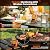 Wireless Meat Thermometer, Remote Meat Thermometer with 4 Probes, Fast and Accurate Instant Read, Presets and Smart Alerts, Backlit Display and Built-in Timer - Perfect for Cooking