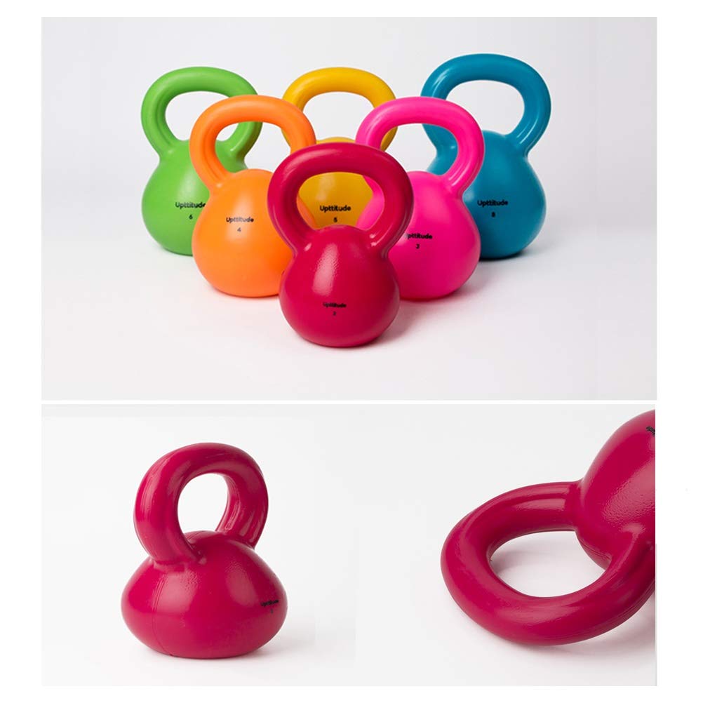 Kettlebell AGYH Donna-Bambino, Scocca in PP Colorato, Allenamento con I Pesi Push-up Tozzo ， 2 kg / 3 kg / 4 kg / 5 kg / 6 kg / 8 kg (Size : 5kg/11lb)