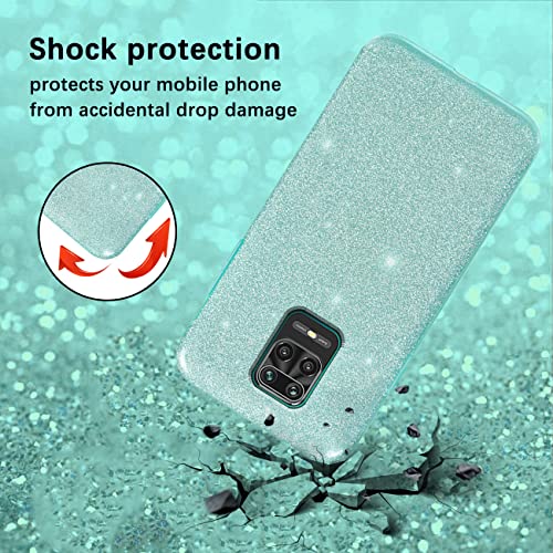 Compatibile con Cover Redmi Note 9 Pro Glitter