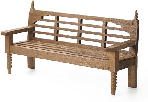 Odoria 1/12 Miniature Park Bench Dollhouse Decoration Accessories