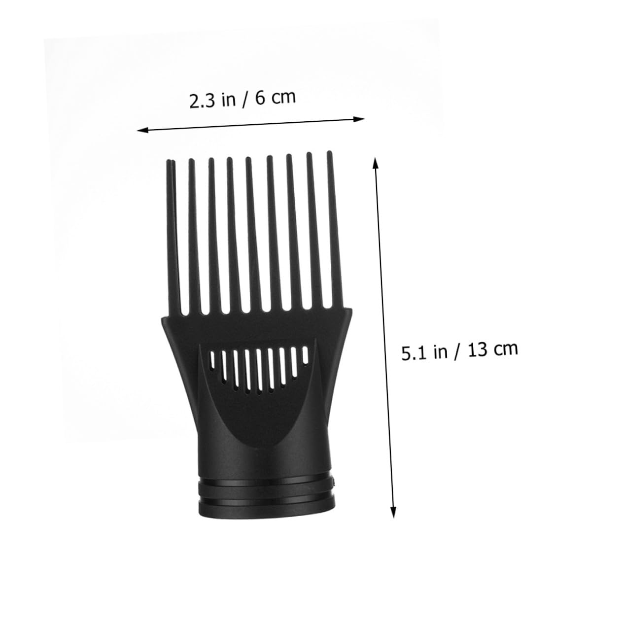 5Pcs Hair Dryer Nozzle Comb Attachments Heat-resistant Material Blow Dryer Styling Tool for Salon and Home Use