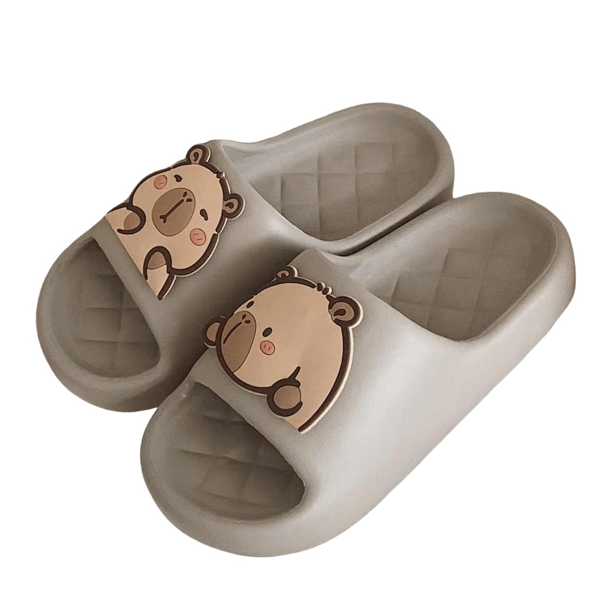TYOMXA Capybara Cartoon Slippers Sandals Women Non Slip - Outdoor & Indoor Footwear For Beach Travel Shower Flip Flops Women