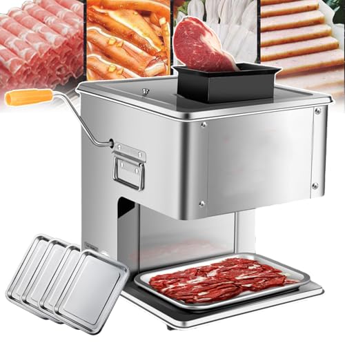 Cortadora eléctrica de carne acero inoxidable 36x34x30 cm