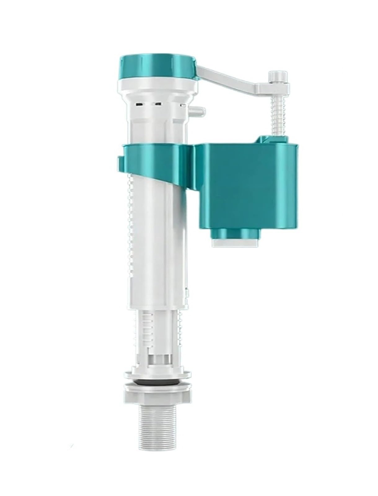 Valve à flotteur de toilette silencieuse avec double chasse universelle pour réservoir d'eau WC