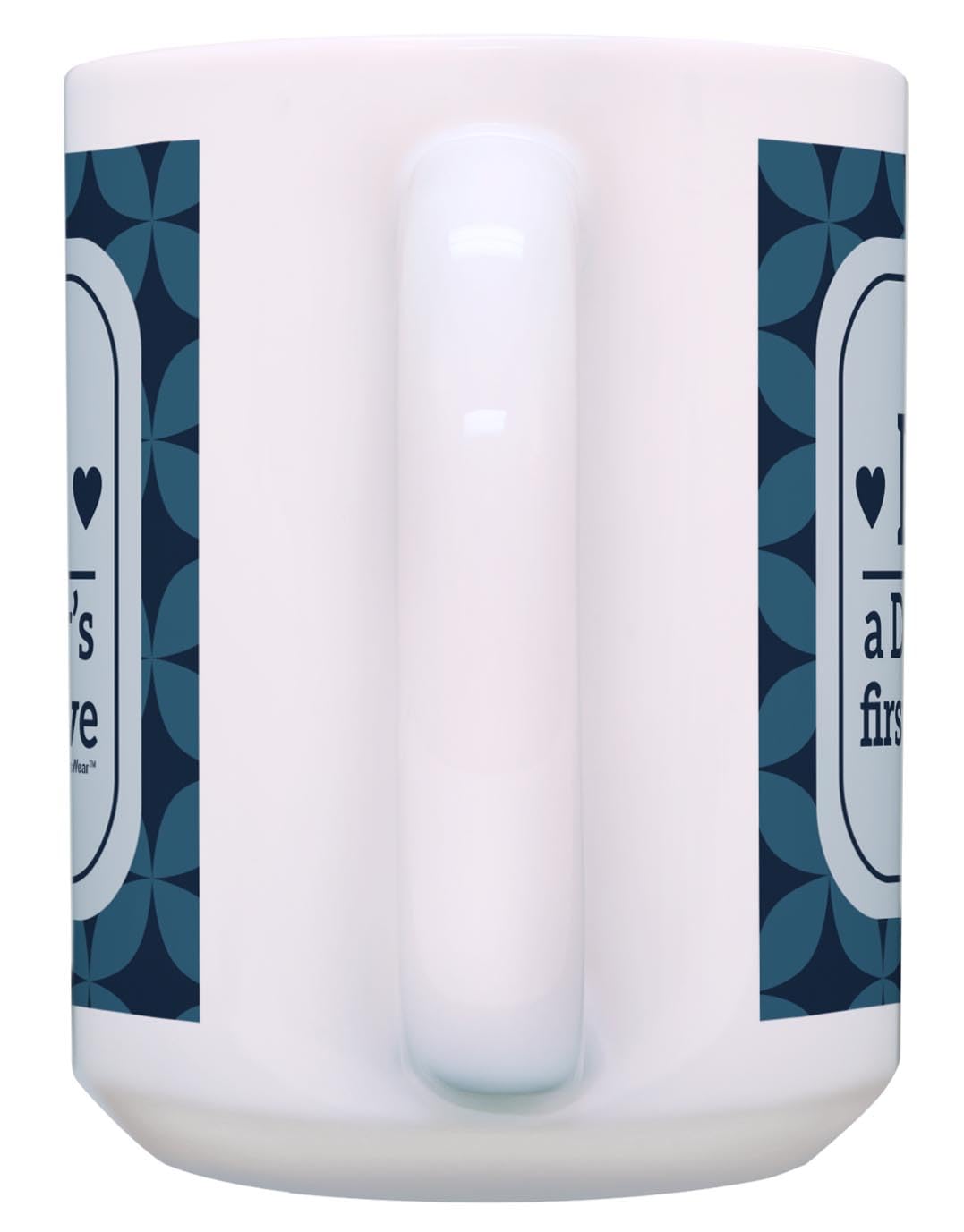 ThisWear Father Daughter Dad a Daughter's First True Love 2 Pack 11oz Ceramic Coffee Mug Set Dad