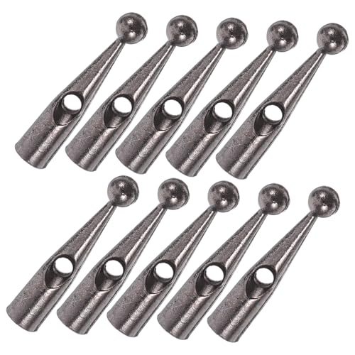 SEWACC 10 pezzi Ricambi Ombrelli in Metallo Resistenti Puntali Riparazione Goccia per Ombrelloni e Ombrelli Pieghevoli Accessori Versatili e Facili da Pulire