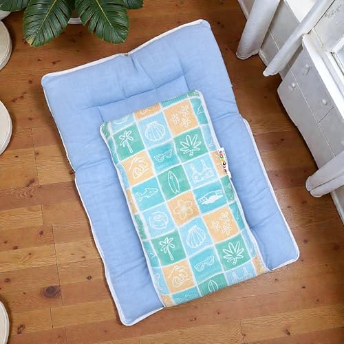 Image of NEW COMERS 3 in 1 Carry Nest Portable Cushion Bed with Waffle Texture Soft 100% Pure Muslin Padding Lightweight Travel Friendly Multi-Use Carry Wrap with Secure Support Design | Unisex Carry Bag Nest