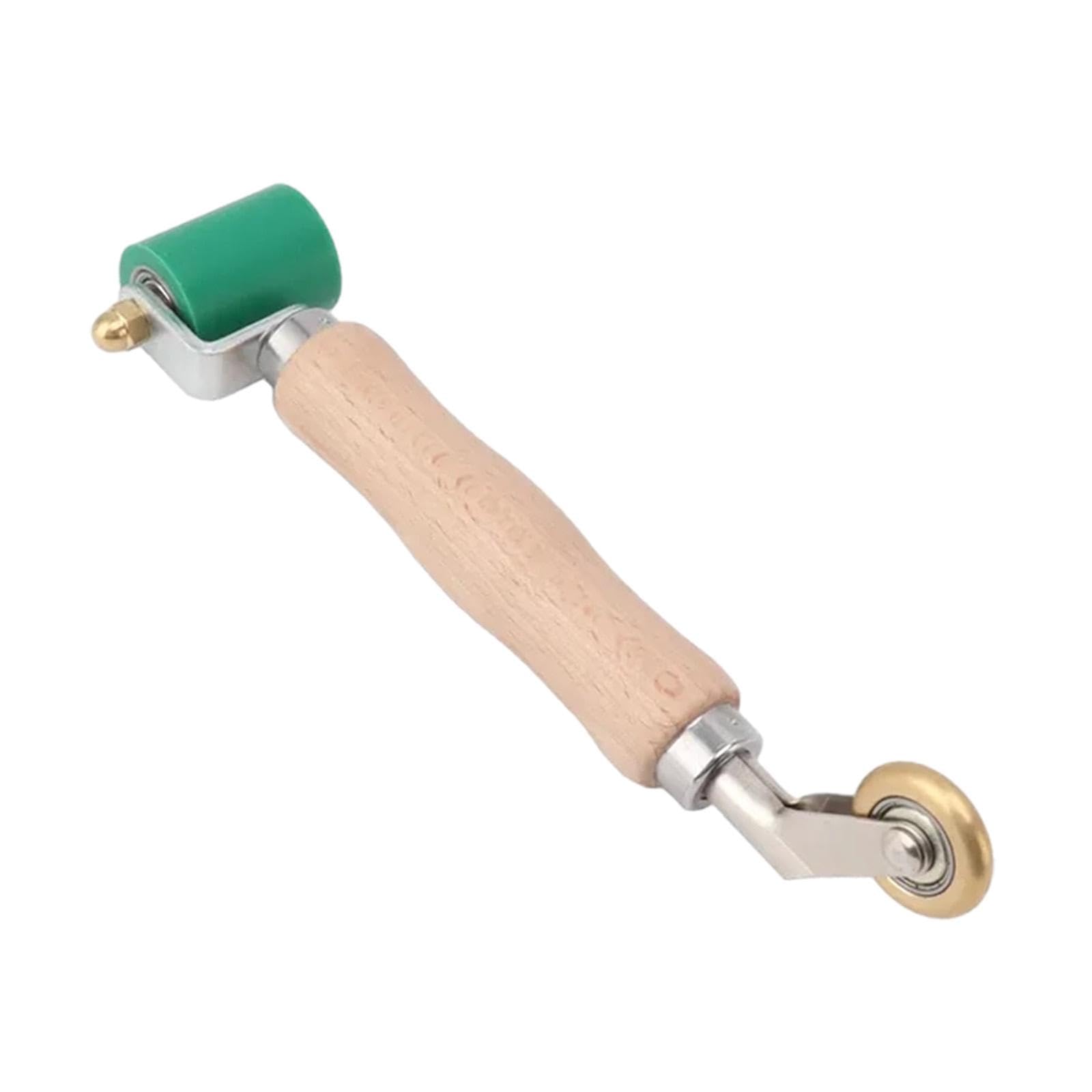Generic Rodillo de Silicona para Costuras, Rodillos de Costura, Rodillo de Presión Manual, Herramienta de Soldadura, Rodillo de Soldadura de Doble Extremo Par, Verde