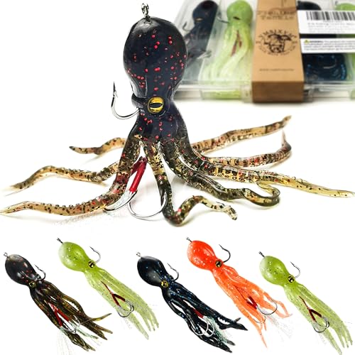 VMSIXVM Soft Fishing Lures Shad Minnow Swimbaits, Pre-Rigged Jig Heads Paddle Tail Swim Baits for...