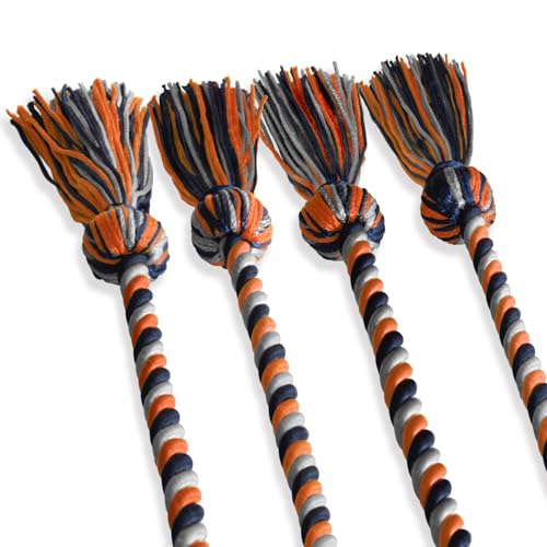 Image of Endea Graduation Double Honor Cord Three-Color (Navy Blue /Orange /Silver)