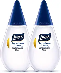 Linea Kit 2 Adoçantes Sucralose 75ml - 2º unidade com 50%