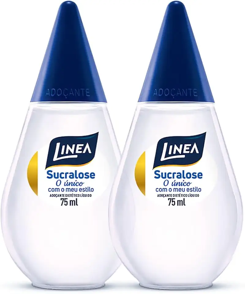 Linea Kit 2 Adoçantes Sucralose 75ml - 2º unidade com 50%