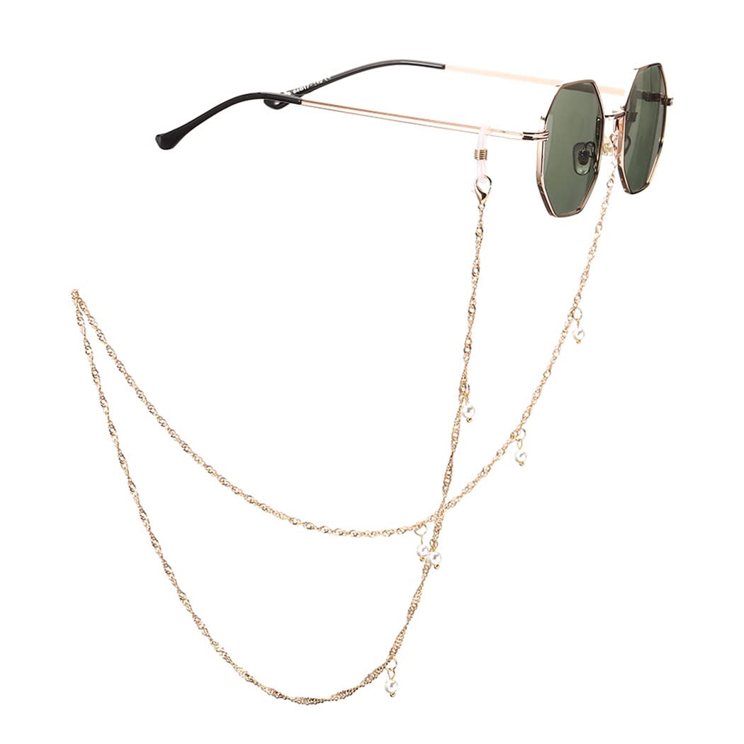 Chaîne Texturée Dorée À Perles Pour Lunettes De Soleil | Accessoires | PLT FR