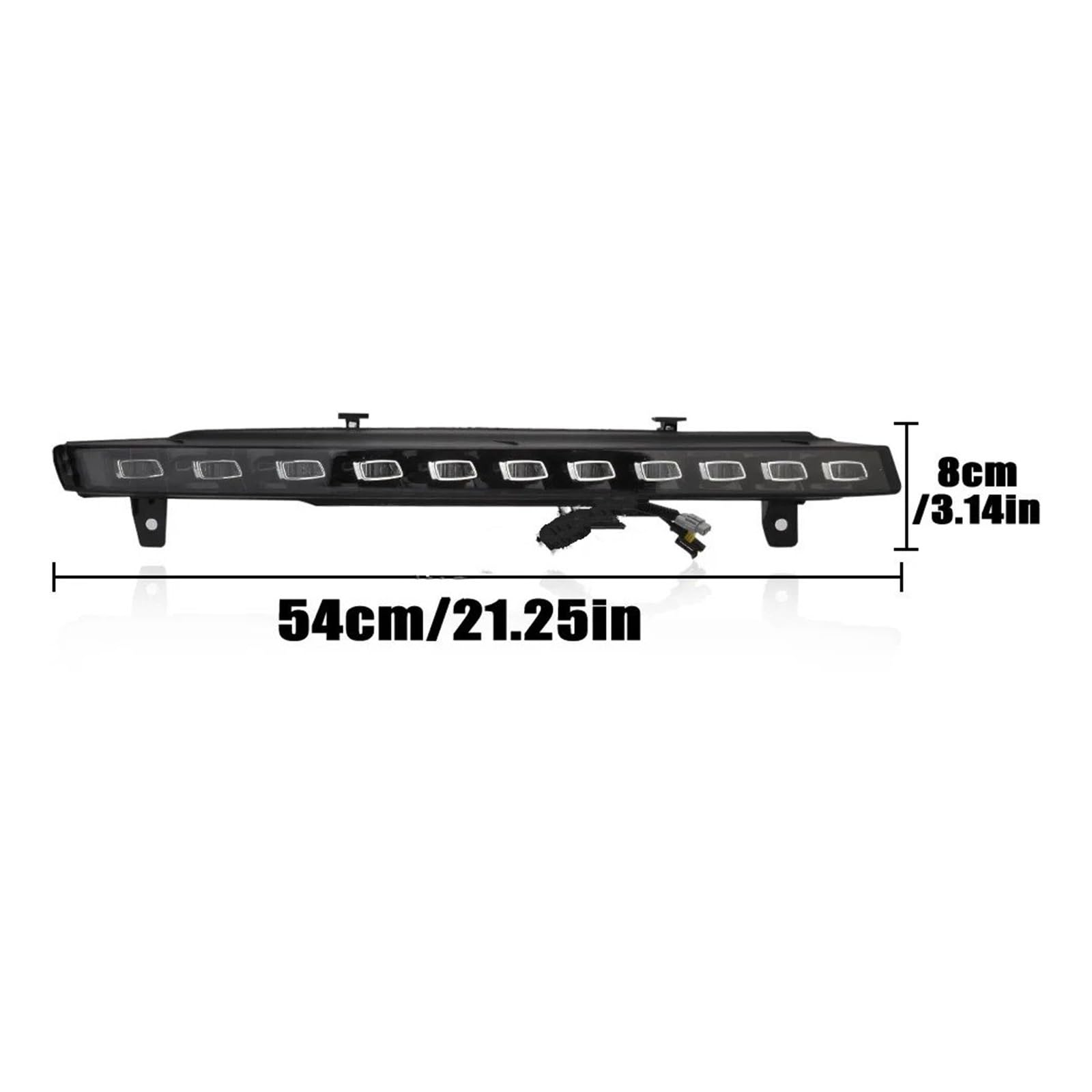 Faro Dell'auto 2PCS LED Daytime Running Light Dynamic Indicatori Direzione Gialli Funzione Car DRL Impermeabile 12V Lampada Fendinebbia Lampadina Per Q7 2010-2015 Fanali