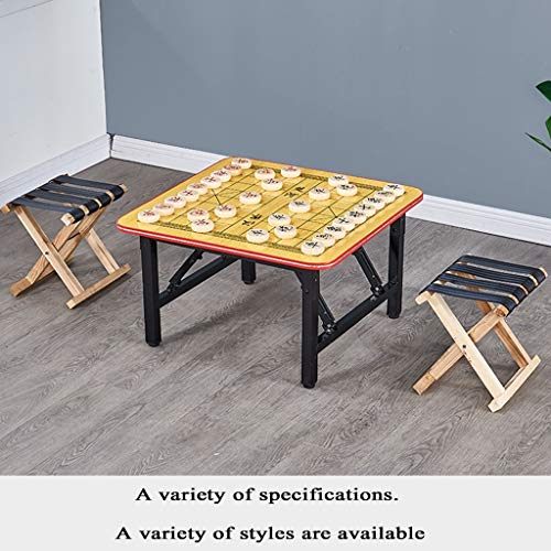Table de jeu pliante et durable avec 2 chaises en acier renforcé - 7