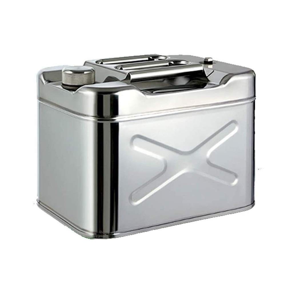 Tanica per Benzina Tanica per Carburante Serbatoio del gas da 20 l, 25 l, 30 l, tanica for benzina in acciaio inossidabile 304, serbatoio di stoccaggio del carburante portatile, con tubo flessibile, f