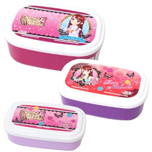 Amazon.co.jp: アイカツ！ シール容器3Pセット・ランチケース・お弁当
