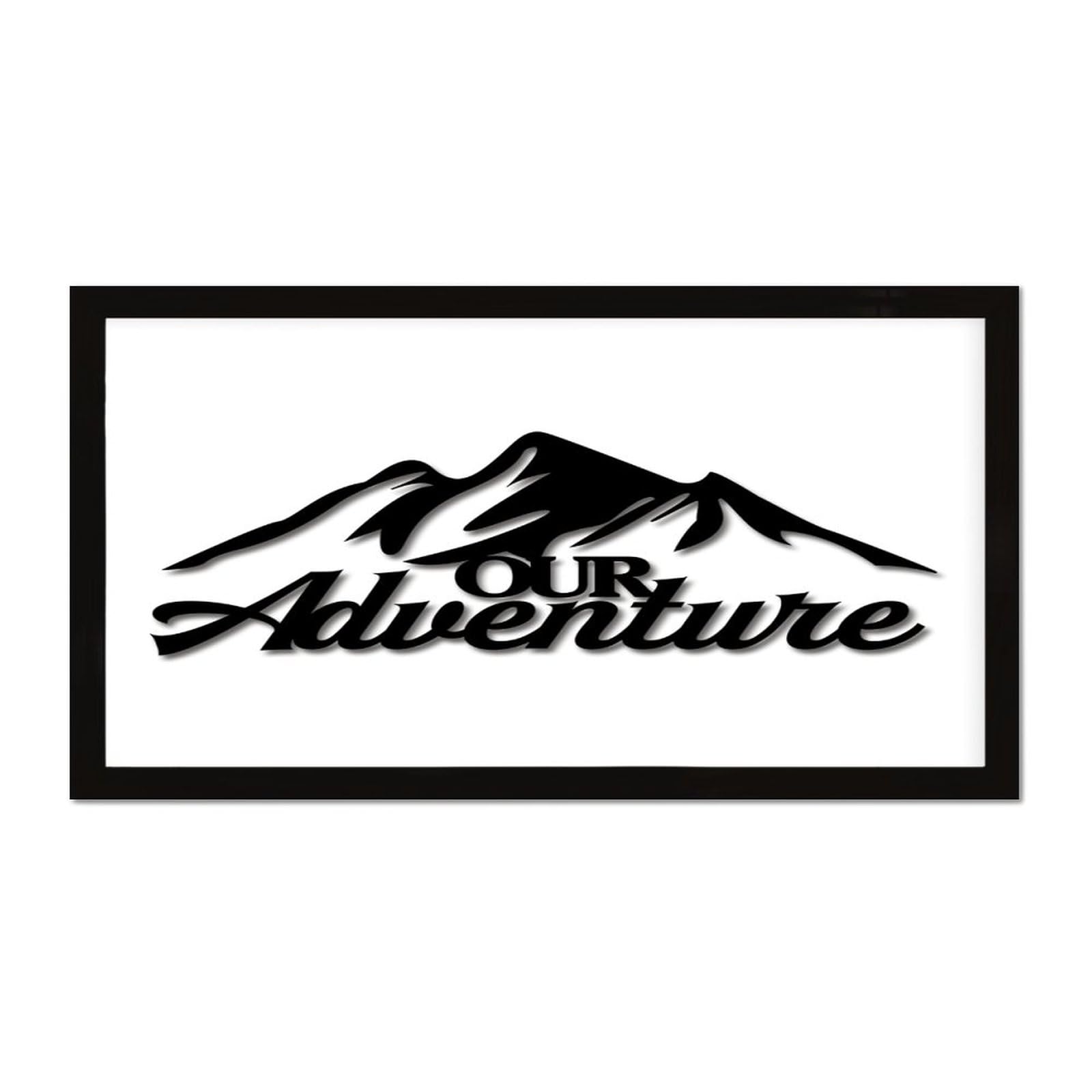 Décoration Our Adventure panneau en bois pour les amoureux de nature