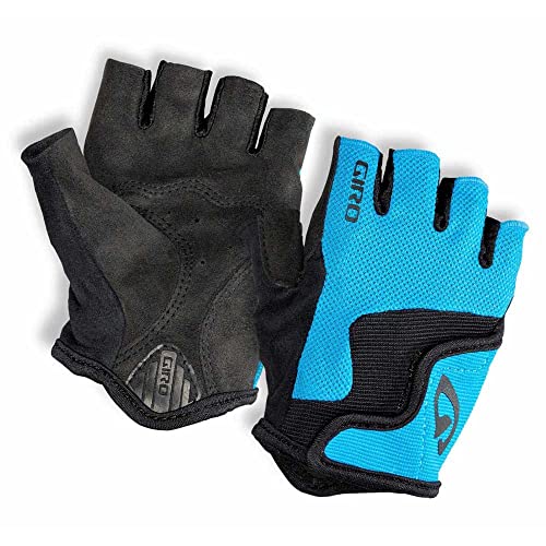 Giro Bravo Jr Youth Road Cycling Gloves - Blue Jewel (2021), X-Small