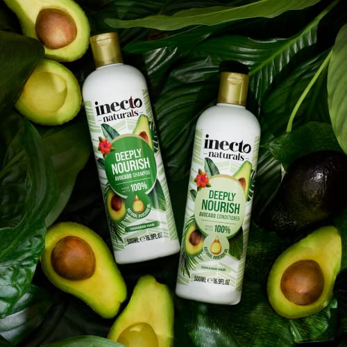 INECTO Natural Avocado Nourishing Conditioner 500ml, Organic Avocado Oil, for Softer, Smoother & Nourished Hair - Image 5