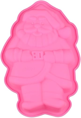 Miniatura 1 de Molde de silicona para hornear, molde de chocolate de Navidad, moldes de silicona para hornear, molde de pastel de Papá Noel, molde de jabón de